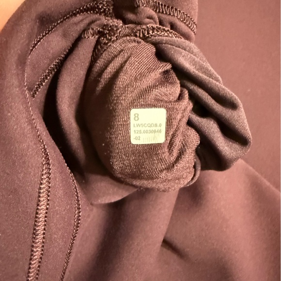 Lululemon Wunder Train High Rise 25” Tight Goodnight Plum - Picture 8 of 8